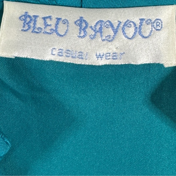 Bleu Bayou Floral Jacquard Jacket | Size Small - Picture 3 of 5